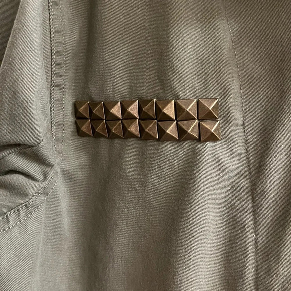 VINTAGE~PARIS BLUES~KHAKI GREEN JACKET~NWOT - Picture 3 of 8